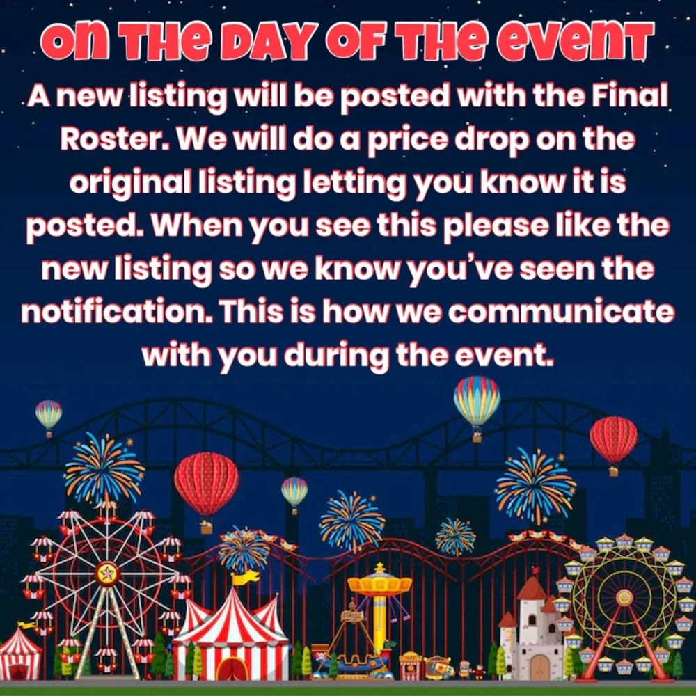 EVENT OVER! TY all for joining us at the Fair! 🎪 See u at the nxt event! 🤗🎃 - Picture 2 of 10